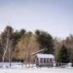 rustic winter shoot with woodsman details - venue