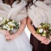 rustic winter shoot with woodsman details - bouquets