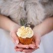 rustic winter shoot with woodsman details - cupcake