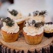 rustic winter shoot with woodsman details - cupcakes