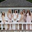 A Boho-Chic Wedding in Montego Bay - Bridal Party on Stairs