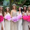 A Boho-Chic Wedding in Montego Bay - Bridal Party and Bouquets
