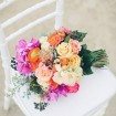A Colourful DIY Beach Wedding in Australia - Bouquet