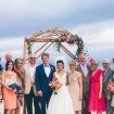 A Colourful DIY Beach Wedding in Australia - Couple and Family