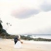 A Colourful DIY Beach Wedding in Australia - Bride and Groom