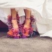 A Colourful DIY Beach Wedding in Australia - Shoes Underneath the Dress