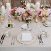An Elegant Pink and Gold Wedding in Toronto - Tablescape