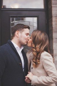 Romantic Valentine's Day Engagement Inspiration Shoot - Bride and Groom