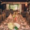 Laid-Back Rustic Wedding - Table