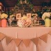Laid-Back Rustic Wedding - Head Table
