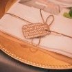 Laid-Back Rustic Wedding - Table Setting Detail
