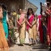 A Colourful and Glamorous Indian Wedding - Walking Down Aisle