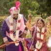 A Colourful and Glamorous Indian Wedding - Bride and Groom Ceremony