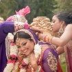 A Colourful and Glamorous Indian Wedding - Bride and Groom Ceremony