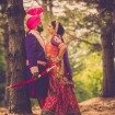 A Colourful and Glamorous Indian Wedding - Bride and Groom