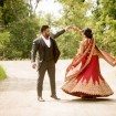 A Colourful and Glamorous Indian Wedding - Bride and Groom Reception