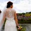 Charming Rustic Wedding in Collingwood, Ontario - Back of Bride's Dress