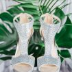 A Tropical Styled Shoot with Green and Gold Details - Bridal Shoes