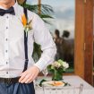 A Tropical Styled Shoot with Green and Gold Details - Groom