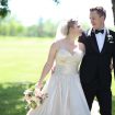 An Elegant Blush and Ivory Wedding in Headingley, Manitoba - Bride and Groom