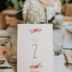 rustic-chic two-day wedding in toronto - table number