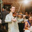 rustic-chic two-day wedding in toronto - violinist