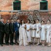 rustic-chic two-day wedding in toronto - bride and groom with bridal party