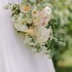 timeless, elegant white wedding in manitoba - bridal bouquet
