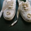 a whimsical modern fairytale wedding in toronto - wedding shoes