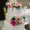 a whimsical modern fairytale wedding in toronto - wedding cake