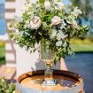 blush winery wedding in british columbia - flowers