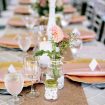 blush winery wedding in british columbia - tablescape