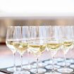blush winery wedding in british columbia - white wine