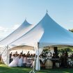 blush winery wedding in british columbia - tent