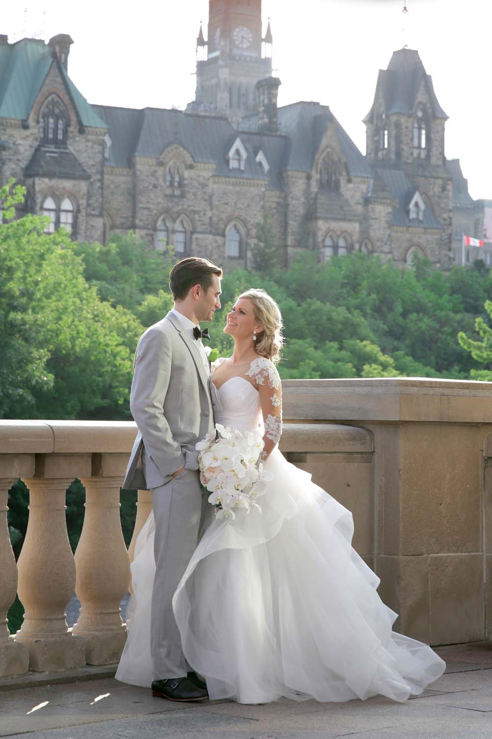 classic luxe wedding in ottawa ontario - bride and groom