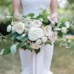 dreamy summer wedding with geode details - bride