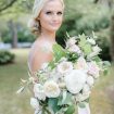 dreamy summer wedding with geode details - bride