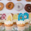 dreamy summer wedding with geode details - cupcakes
