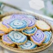 dreamy summer wedding with geode details - sugar cookies