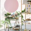 dreamy summer wedding with geode details - dessert trolley