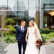 luxurious fall wedding in downtown toronto - bride and groom