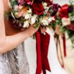 luxurious fall wedding in downtown toronto - bridesmaid bouquet