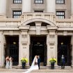 luxurious fall wedding in downtown toronto - bride and groom
