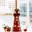 luxurious fall wedding in downtown toronto - wedding cake