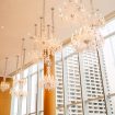 luxurious fall wedding in downtown toronto - chandeliers