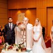 luxurious fall wedding in downtown toronto - ceremony
