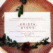 luxurious fall wedding in downtown toronto - wedding invitation