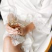 Wedding Shot On An iPhone - Bride's Hands