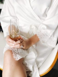 Wedding Shot On An iPhone - Bride's Hands