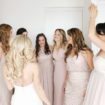 Wedding Shot On An iPhone - Bridesmaids